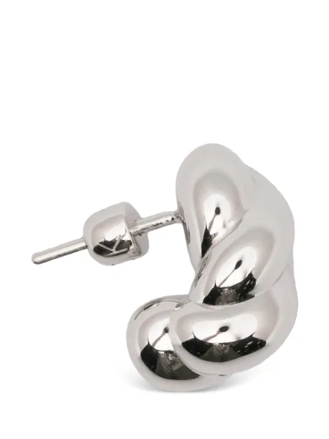 Maria Black Robe small chunky earrings Silver 101145