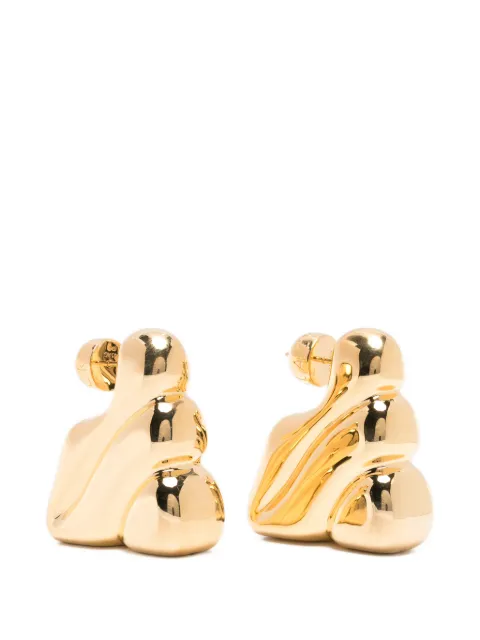 Maria Black medium Bogota wavy earrings Gold 101111YGLPAIR
