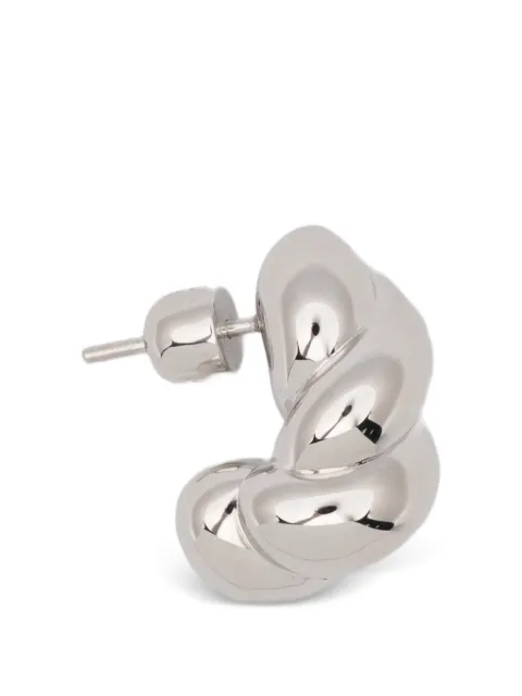 Maria Black large Robe earrings Silver 101145