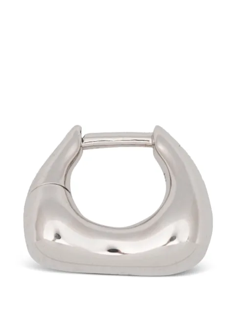 Maria Black Satchel huggie earring Silver 101150AG