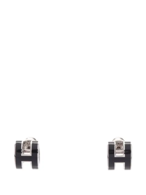 Hermès Pre-Owned 2020s Mini Pop H earrings Silver 1065121