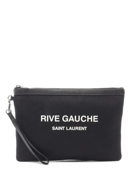Saint Laurent Pre-Owned 2000s Rive Gauche clutch bag Black 1069397