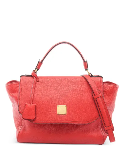 MCM Pre-Owned 2000s leather handbag Red 1069364
