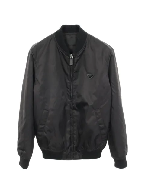 Prada Pre-Owned Re-Nylon bomber jacket Black 1062133
