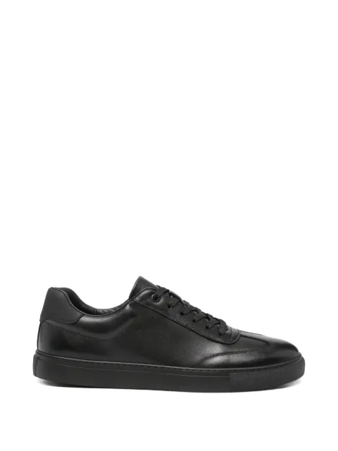 SERGIO MORETTI FIRENZE panelled leather sneakers Black 396920258