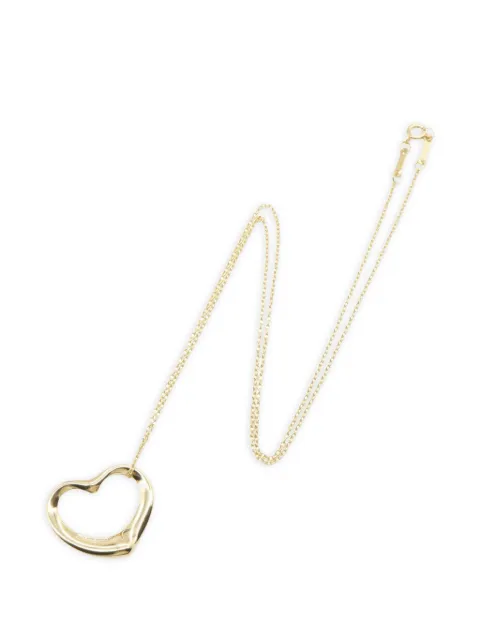Tiffany & Co. Pre-Owned Open Heart necklace Gold 1069647