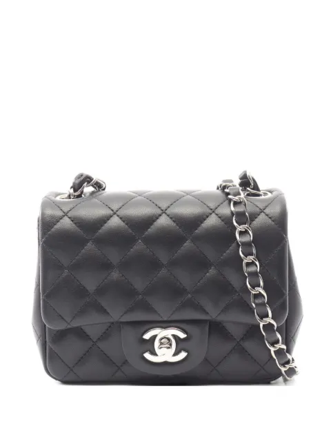CHANEL Pre-Owned mini CC matelassé chain shoulder bag Black 106885430713930