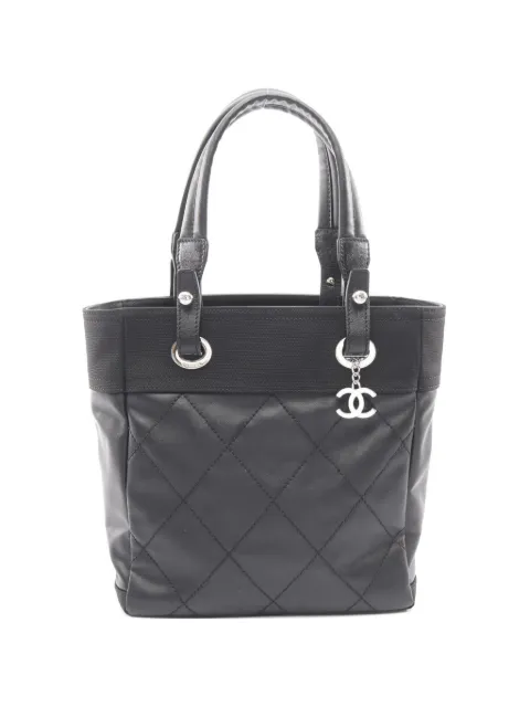 CHANEL Pre-Owned 2010-2011 Paris Biarritz tote bag Black 107000014486257