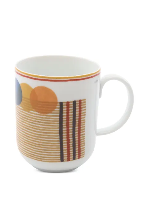 Hermès Pre-Owned Saut Hermès geometric mug White 1066063