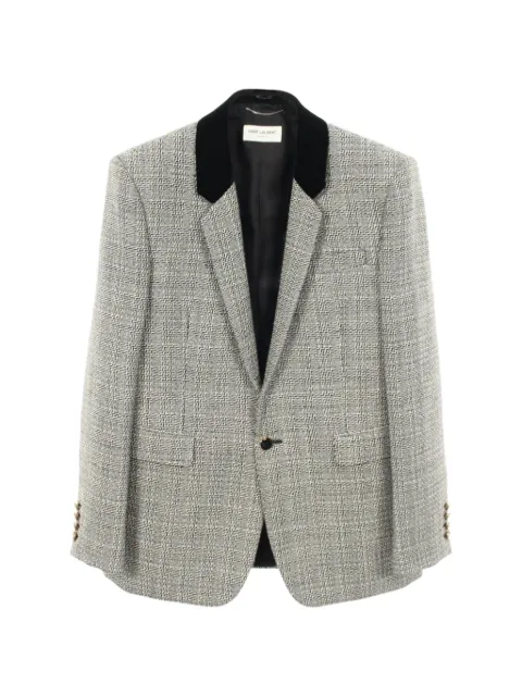 Saint Laurent Pre-Owned tweed blazer White 1064990