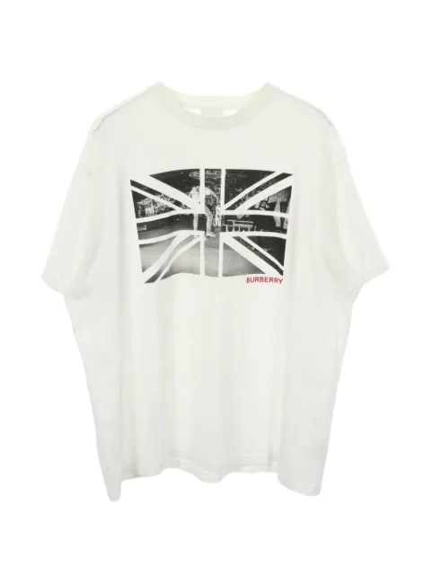 Burberry Pre-Owned 2000s Union Jack-print T-shirt White 1066289