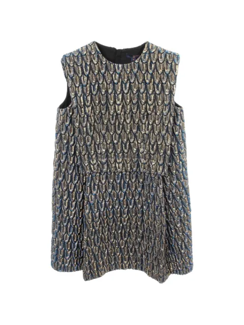 Louis Vuitton Pre-Owned sleeveless mini dress Black 1066292