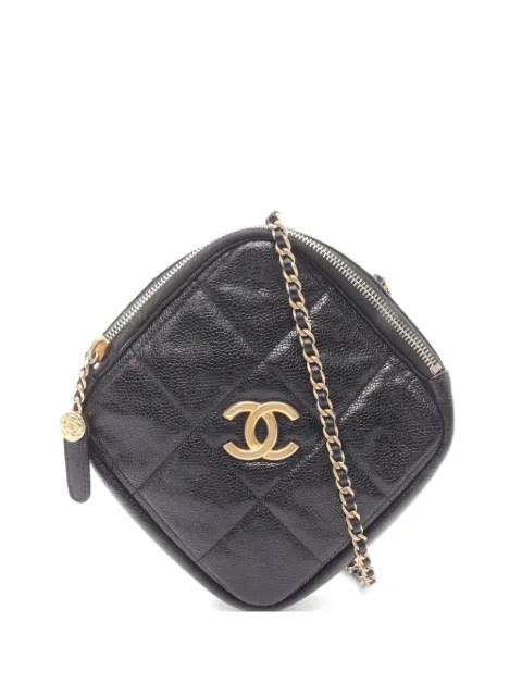 CHANEL Pre-Owned 2020-2021 Caviar-leather crossbody bag Black 106997130598835