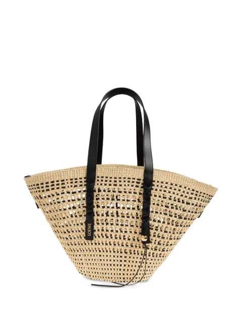 LOEWE large Braid shoulder bag Neutrals ASCPIBLX02