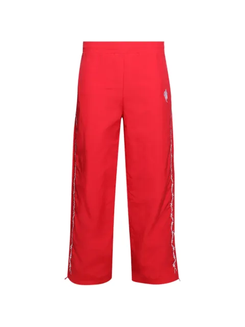 Warren Lotas barbed-wire track pants Red SS262052A075114