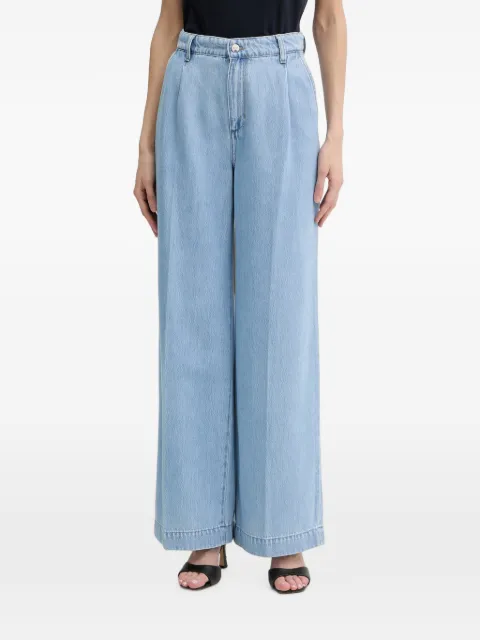 LIU JO pleated wide-leg jeans Blue UA6170DS079