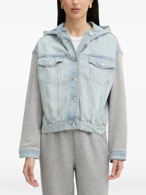 LIU JO hooded denim jacket Blue UA6215D0340