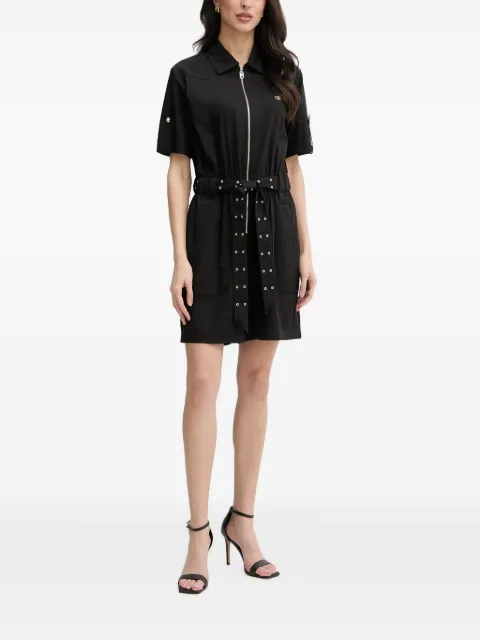 LIU JO belted zip-up playsuit Black TA6209TS922