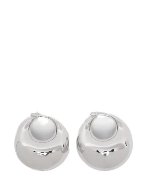 Missoma hoop-design earrings Silver SHSE8NS