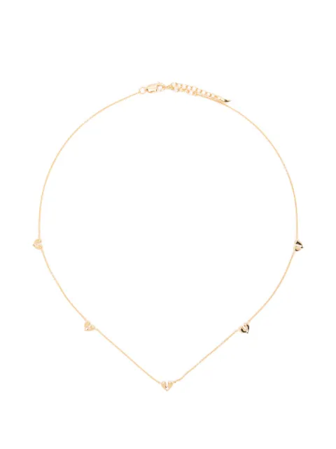 Missoma Molten Heart charm necklace Gold VALGN11NS