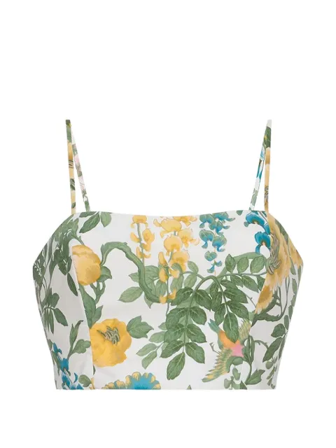 Cara Cara Seema floral-print top White 3221FMIV