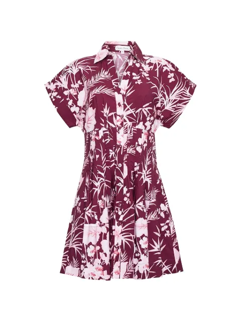 Cara Cara Nash floral-print mini dress Red 1268PARB
