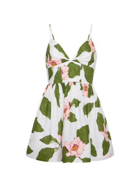 Cara Cara Miro floral-print mini dress White 1528LLOTU