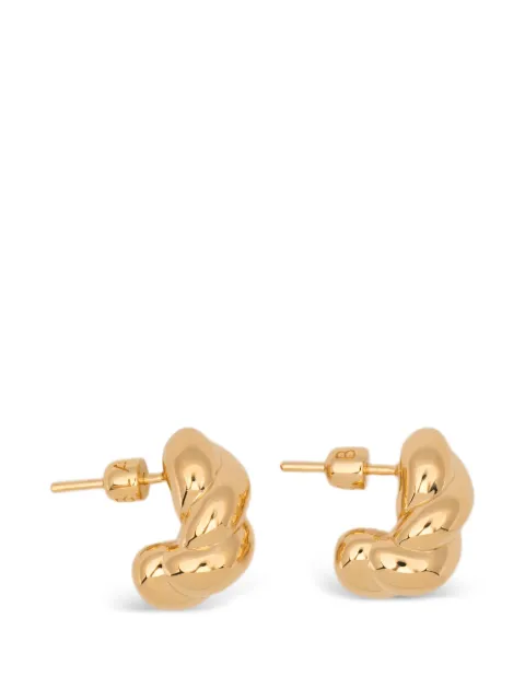 Maria Black Robe small twisted earrings Gold 101145YGSPAIR