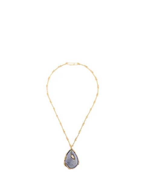 Aurelie Bidermann Françoise leaf-detail necklace Gold FRAF15CO01LLMG