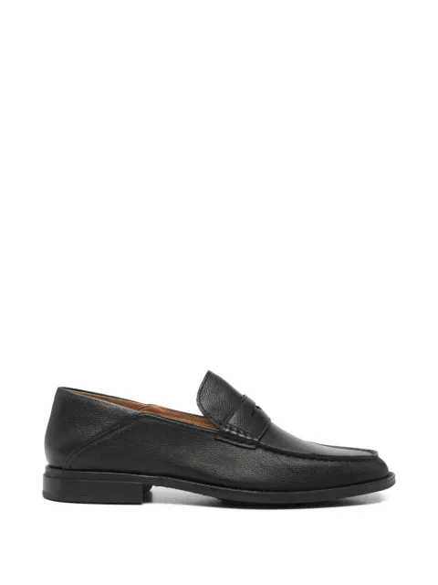 SERGIO MORETTI FIRENZE leather loafers Black 396920277