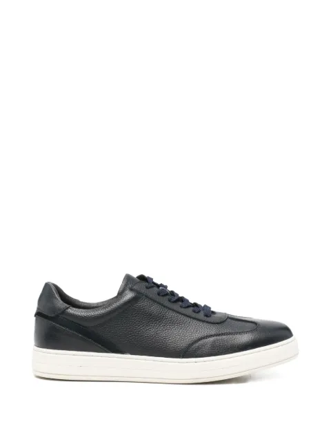 SERGIO MORETTI FIRENZE leather sneakers Blue 396920261