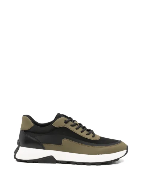 SERGIO MORETTI FIRENZE panelled lace-up sneakers Green 396920288