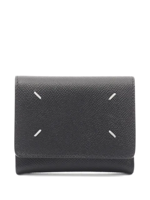 Maison Martin Margiela Pre-Owned 20s stitches trifold wallet Black 1069230