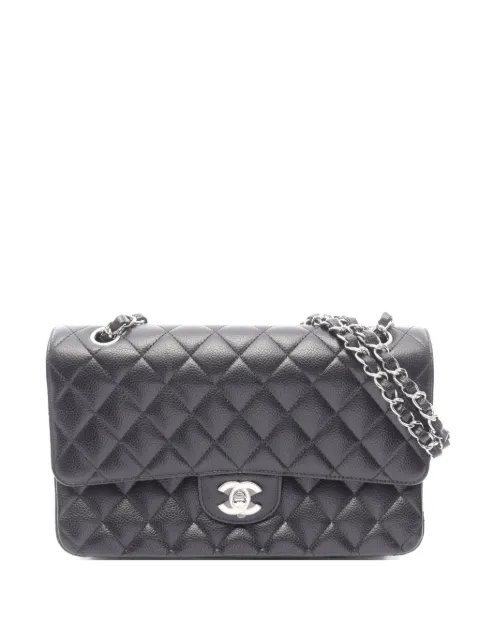 CHANEL Pre-Owned 2021s Classic Double Flap shoulder bag Black 1068636PNXC6H7E