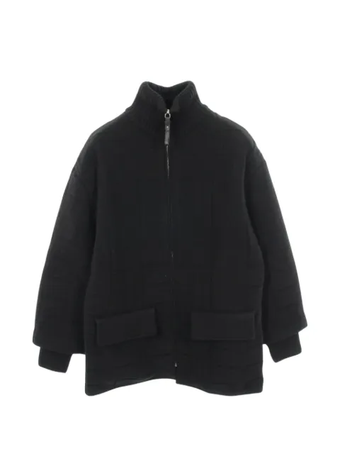 Hermès Pre-Owned high-neck long-sleeve jacket Black 1057691