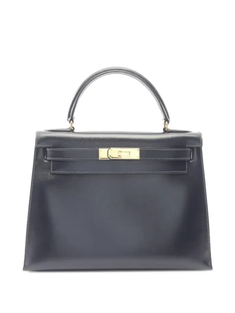 Hermès Pre-Owned 1990 28 Kelly tote bag Blue 1068868TINCIRCLE