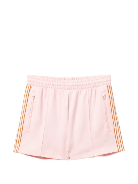 adidas crochet-stripe shorts Pink KY3169
