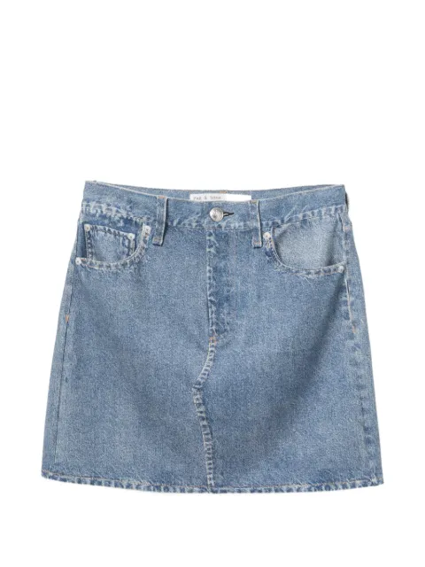 rag & bone Miramar Ponte mini skirt Blue RNBSKRC6526XRBLX026