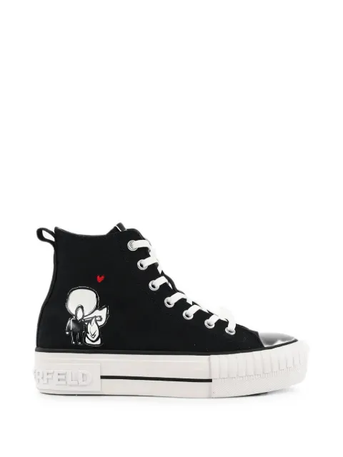 Karl Lagerfeld Kampus Max high-top sneakers Black KL60456A900