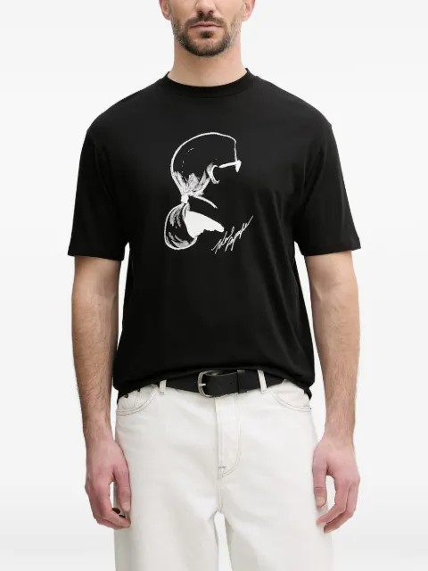 Karl Lagerfeld graphic-print T-shirt Black 755146562224