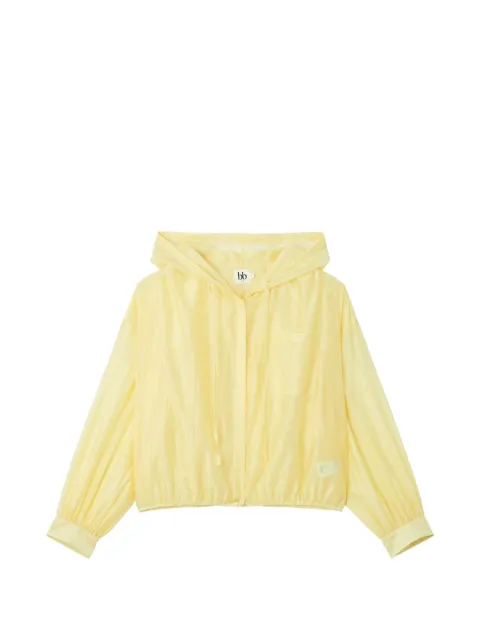 b+ab drawstring-hood lightweight jacket Yellow 6U170AS