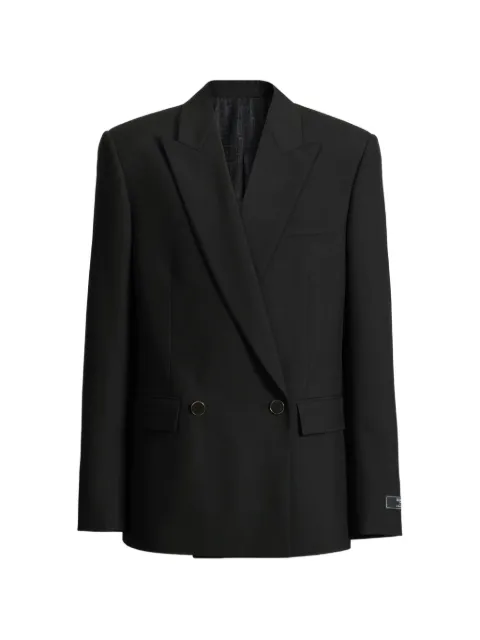Balmain wool 2-button jacket Black HH1SI915WD49