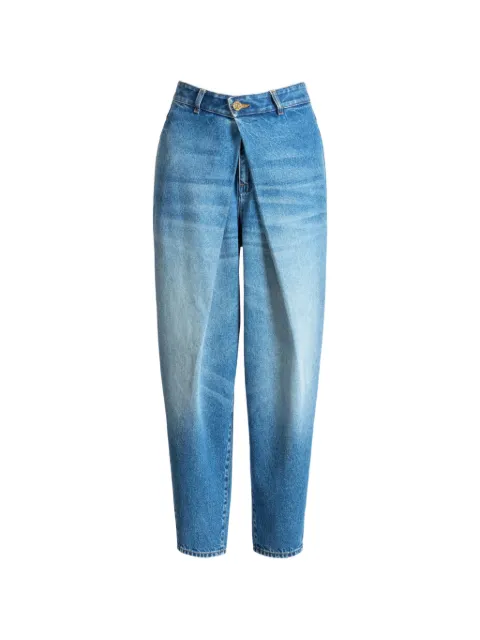 Balmain denim barrel-leg jeans Blue HF1MH060DG26