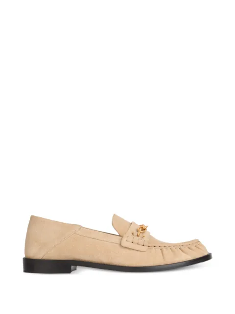 Balmain Sync suede leather loafers Neutrals HM1UO403LCTA