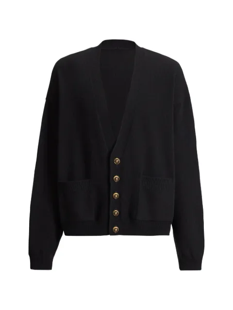 Balmain eco-cashmere cardigan Black HH1KM020KI87