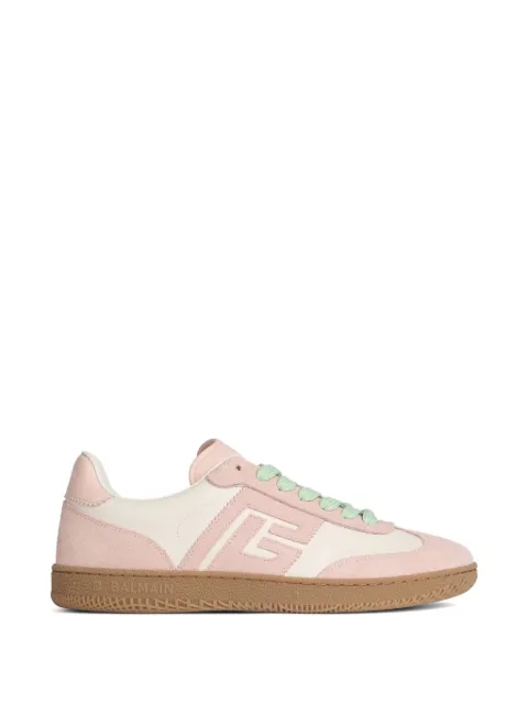 Balmain Balmain Swan trainers in smooth leather and suede Neutrals HN1VI735LGCT