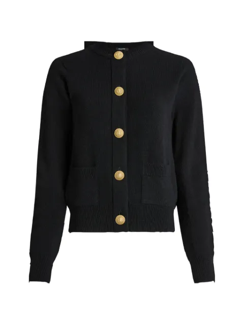 Balmain cashmere cardigan Black HF1KL917KI87