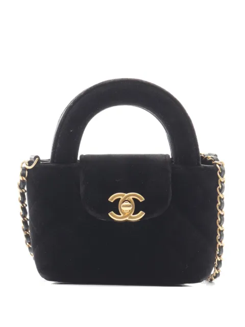 CHANEL Pre-Owned 2021 mini Kelly tote bag Black 1068703KX52XN0A