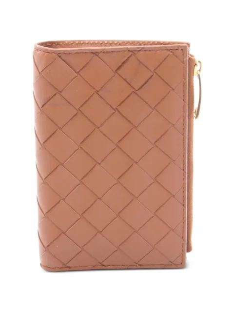 Bottega Veneta Pre-Owned 2000s Intrecciato bi-fold wallet Brown 1062065