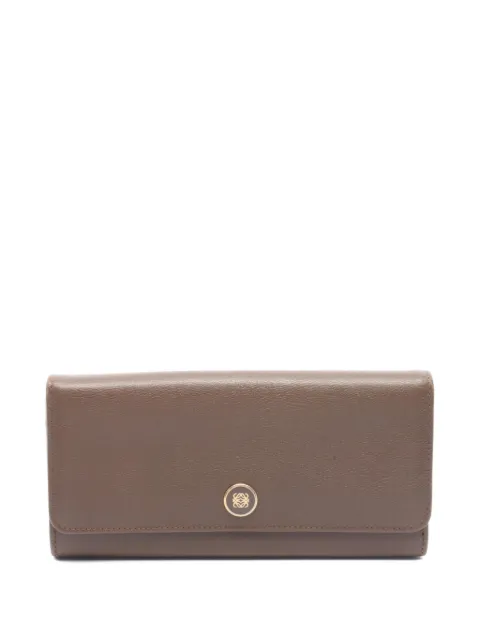 Loewe Pre-Owned Anagram bi-fold wallet Brown 1068964